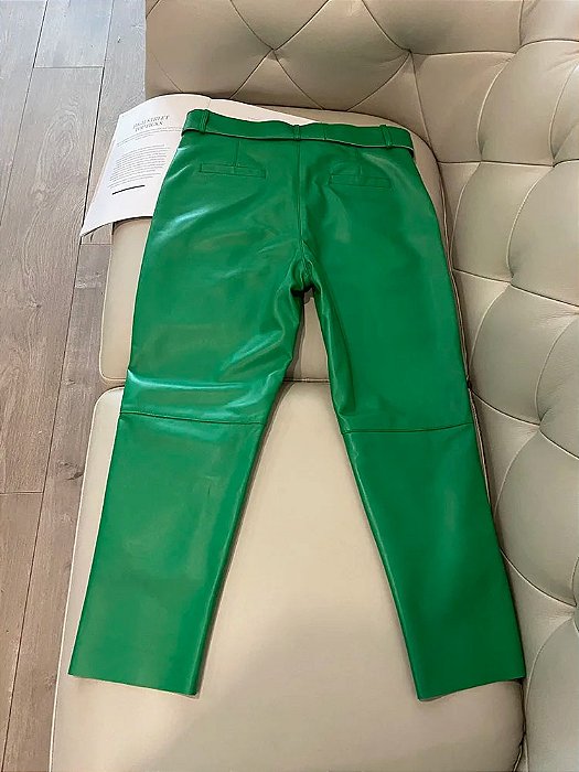 Calça Bhava Verde Couro