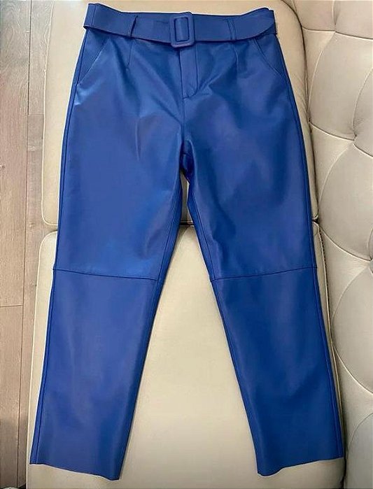 Calça Bhava Azul Couro