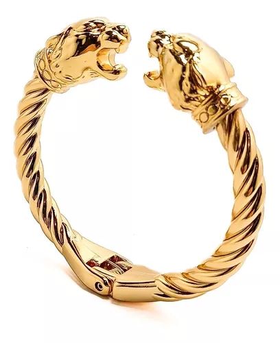 Pulseira Felino Dourada