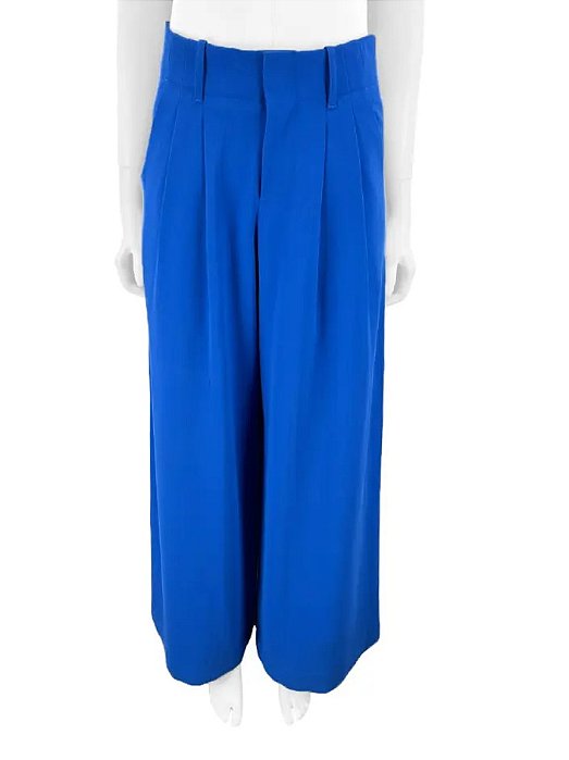 Calça Alice + Olivia Azul Pantalona