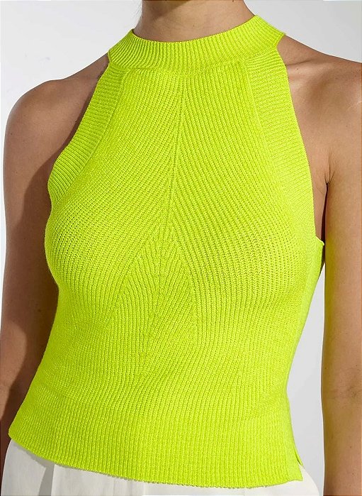 Blusa Bobô Amarela - Lima de Tricot