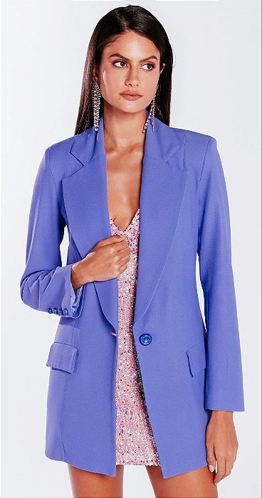 Blazer Charth Lilás Modelo Carol