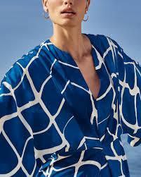 Vestido/ Saída de Praia Lenny Niemeyer Azul