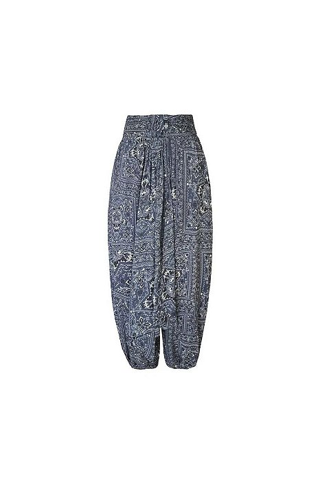 Calça NV Azul Estampa Bandana