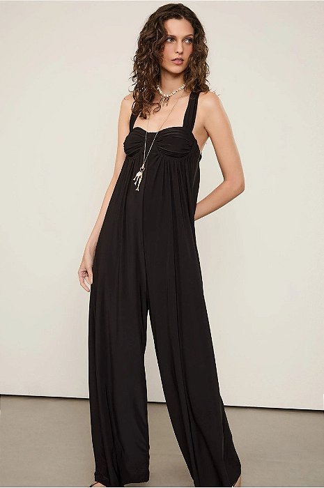 Macacão Animale Preto com Bojo