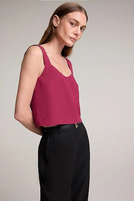 Blusa NV Vermelha Modelo Cecília