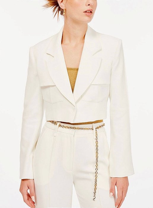 Blazer NV Offwhite Modelo Lais