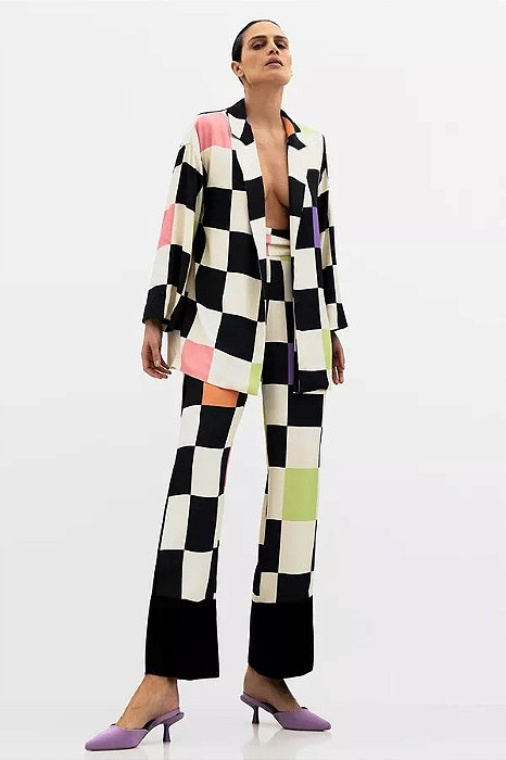 Calça Adriana Degreas Estampado Modelo New Age