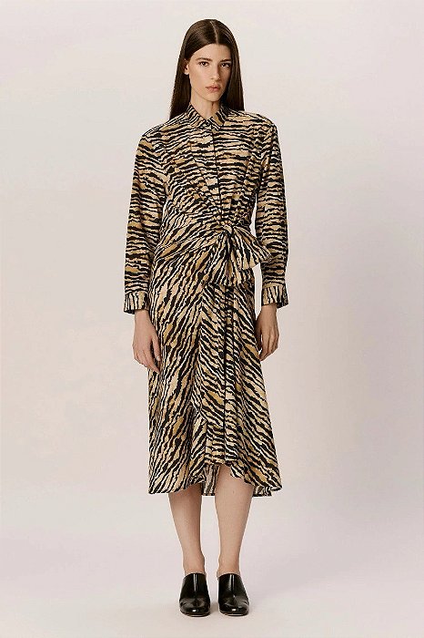 Vestido Andrea Marques Estampa Animal Print