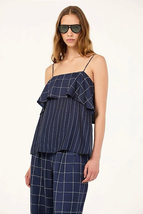 Blusa Cris Barros Modelo Biarritz