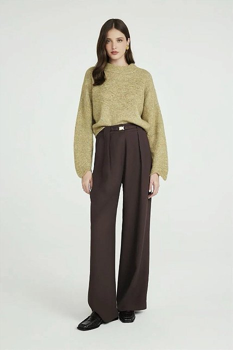 Calça NV Marrom Modelo Emília