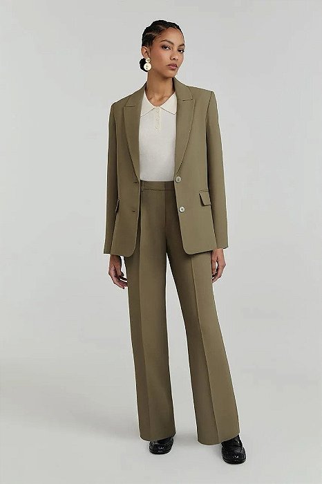 Blazer NV Verde Moss Modelo Luiza