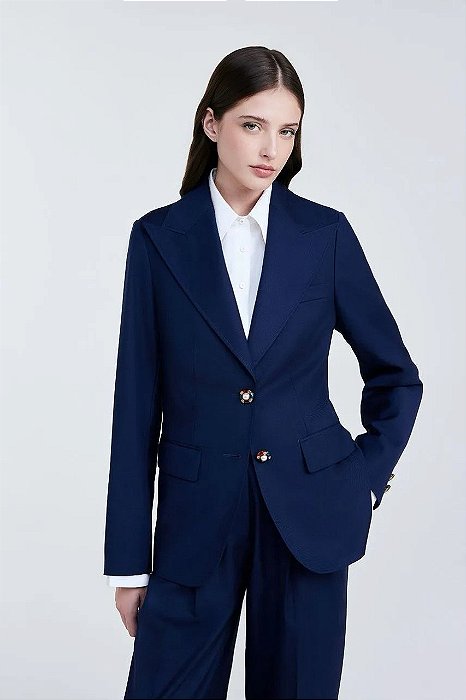 Blazer NV Azul Retro Modelo Viola