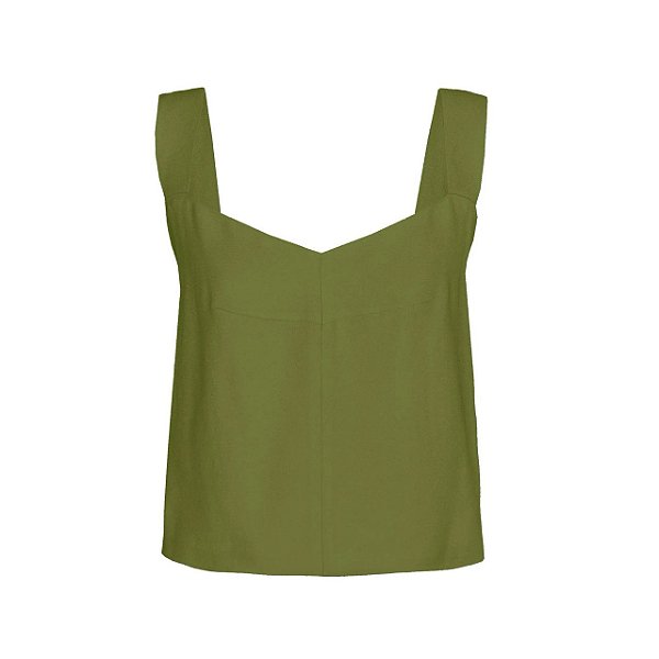 Blusa NV Verde Modelo Célia