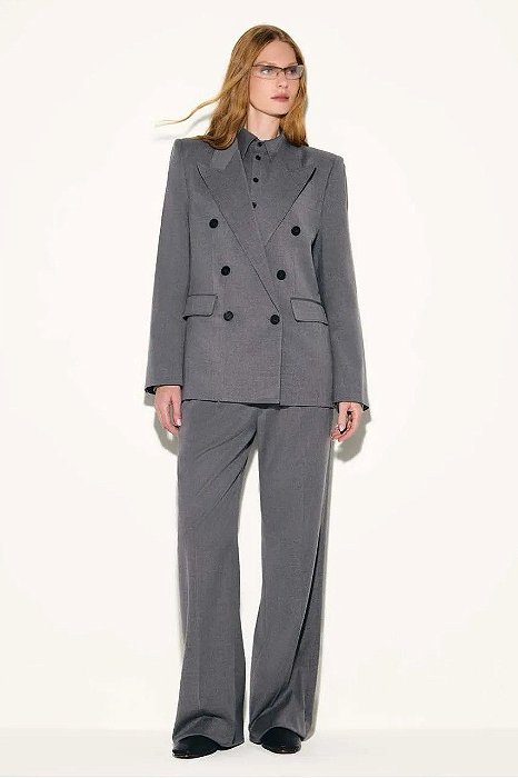 Conjunto NV Calça + Blazer Ciinza Mescla