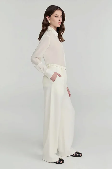Calça NV Bege Field Modelo Lovani