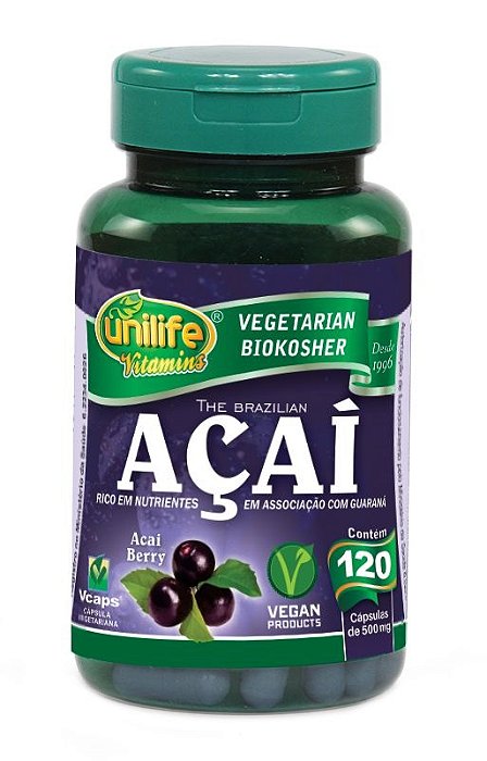 Comprar Açai em Po com Guarana - Unilife (Energético natural) - Loja de