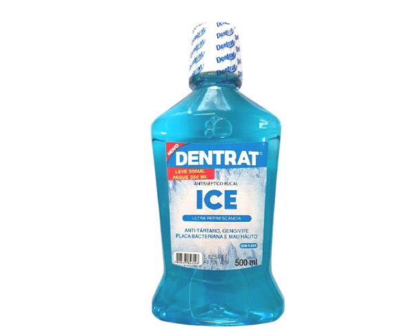 Antisséptico Bucal Dentrat ICE 500ml