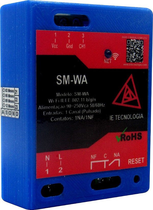 Medidor de Água Wi-Fi SM-WA Relé
