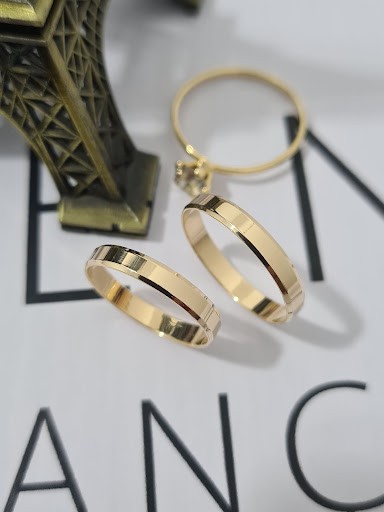 Par de Alianças Madrid em Ouro18k - 3MM