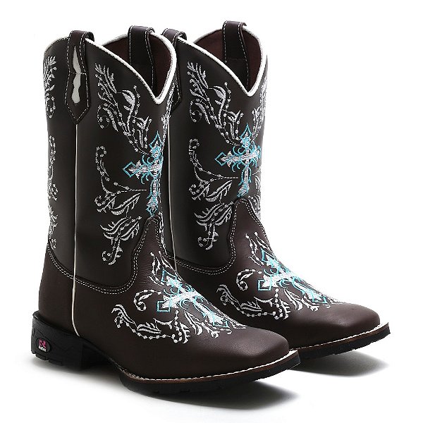 Bota hotsell couro cru