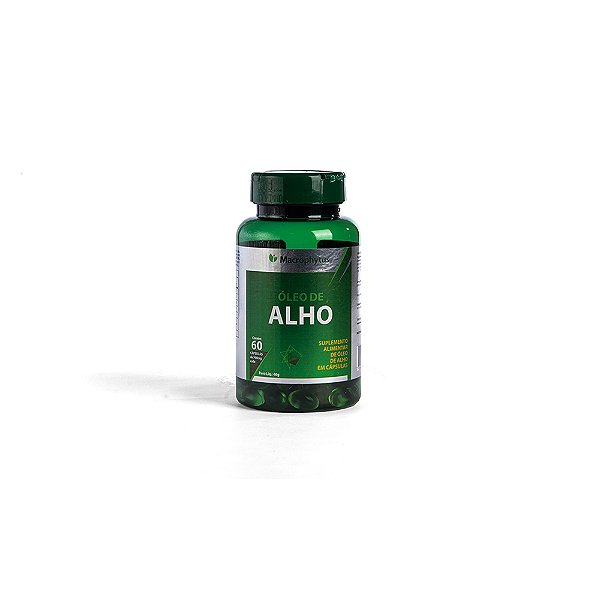 ÓLEO DE ALHO SOFTGEL 500MG COM 60 CÁPSULAS MACROPHYTUS