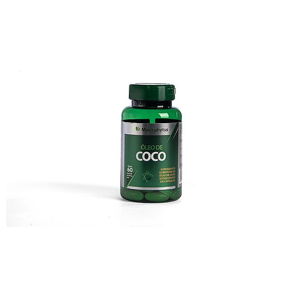 ÓLEO DE COCO SOFTGEL 1000MG 60 CÁPSULAS MACRHOPHYTUS