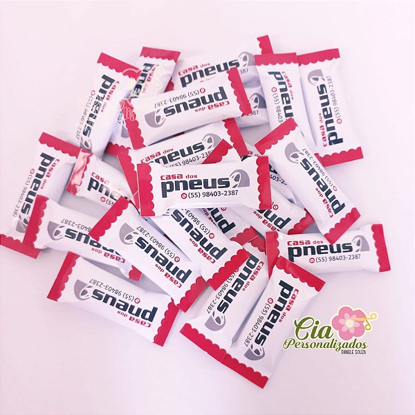 100 Balas Personalizadas (iogurte)