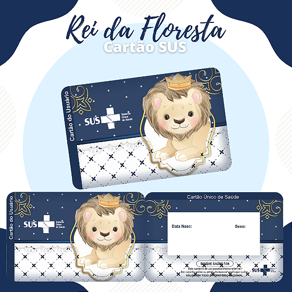 Cartao do SUS REI DA FLORESTA