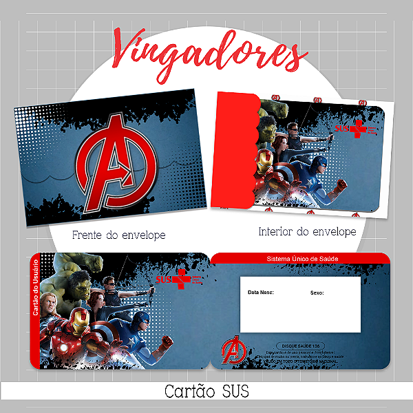 Cartao do SUS VINGADORES