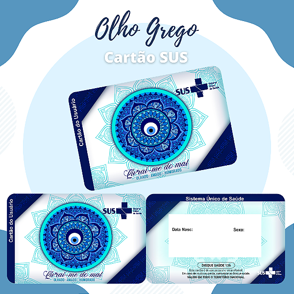 Cartao do SUS OLHO GREGO