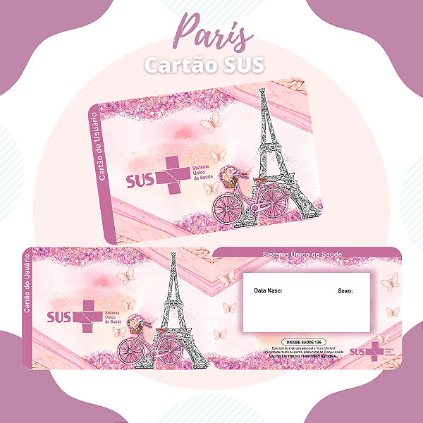 Cartao do SUS PARIS