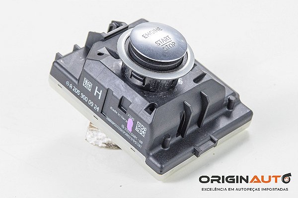 BOTAO IGNICAO START STOP MERCEDES C180 C200 C250 15-21