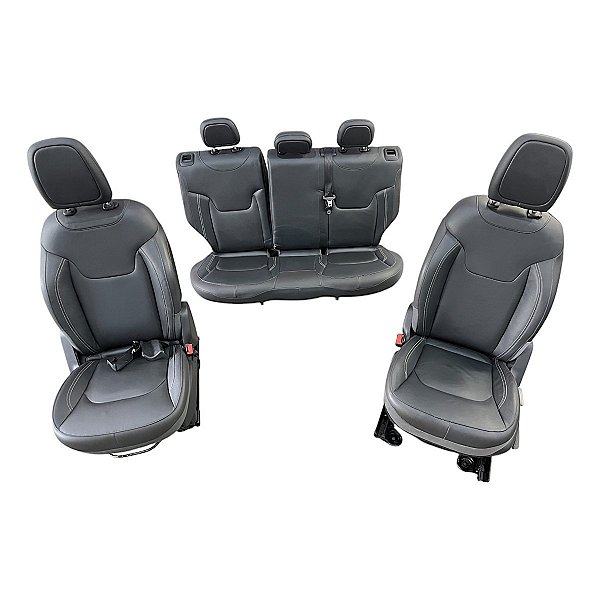 Jogo Bancos Couro Jeep Renegade 2018 2019 2020 2021 Completo