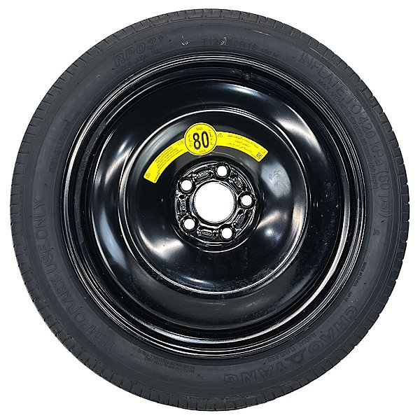Estepe Fino Pneu 125/80R18 Volvo XC60 XC90 2018 2022 Aro 18