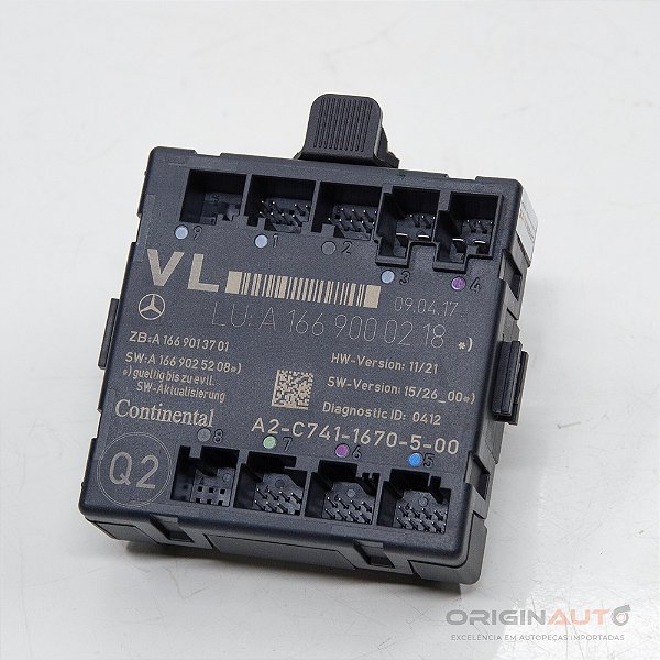 MODULO PORTA DIANTEIRA ESQUERDA MERCEDES CLA 200 1.6 2018 A1669000218