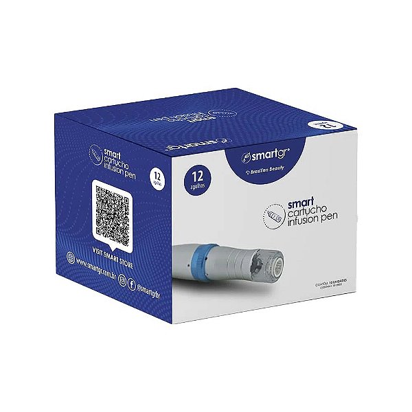 Smart Cartucho Infusion Pen 12 Agulhas Caixa Com 10 Unidades