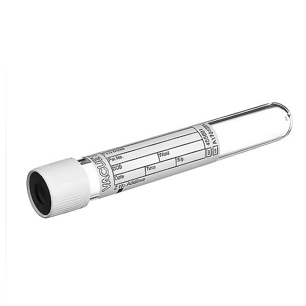 TUBO P/ COLETA A VACUO 9ML S/ADITIVO BRANCO - CX/50 - VACUETTE
