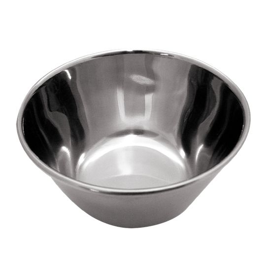 CUBA INOX REDONDA 8,5X3,6CM ASSEPSIA 160ML - FAVA