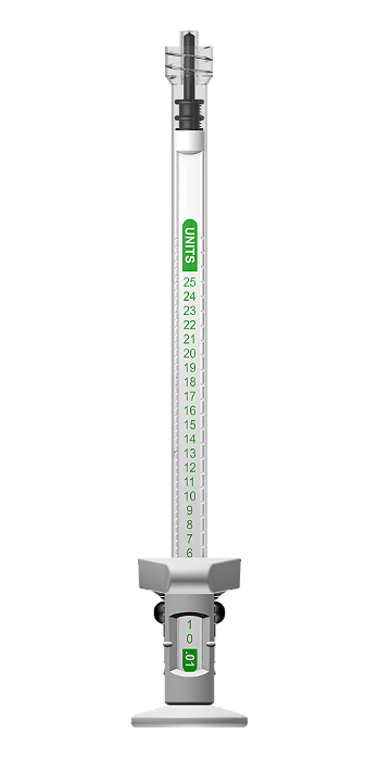 Seringa Iclick 1ml Zero Resíduo Toxina Botulínica 1 UN