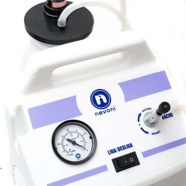 BOMBA VACUO ASPIRADORA 3,25L BIVOLT - COM PEDAL- NEVONI