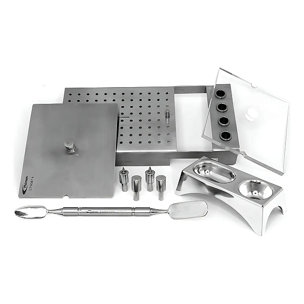BOX INOX P/ MANIPULAR MEMBRANA DE PRF ( GRANDE ) - THIMON