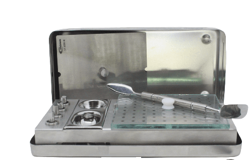 BOX INOX P/ MANIPULAR MEMBRANA DE PRF ( GRANDE ) - THIMON