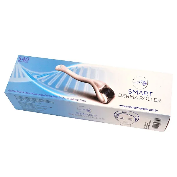 DERMAROLLER MICROAGULHAMENTO C/ 540 AG 1,5MM - 5 UNIDADES - SMART