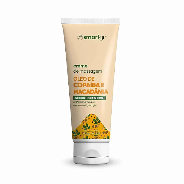 CREME DE MASSAGEM COPAIBA E MACADAMIA 230G - SMART