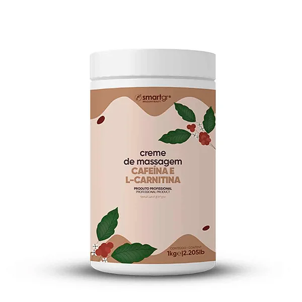CREME DE MASSAGEM CAFEINA E L-CARNITINA 1KG - SMART