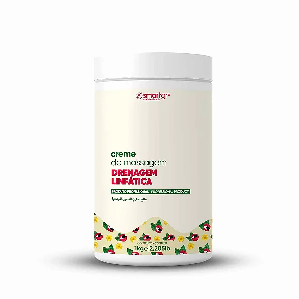 CREME DE MASSAGEM DRENAGEM LINFATICA 1KG - SMART