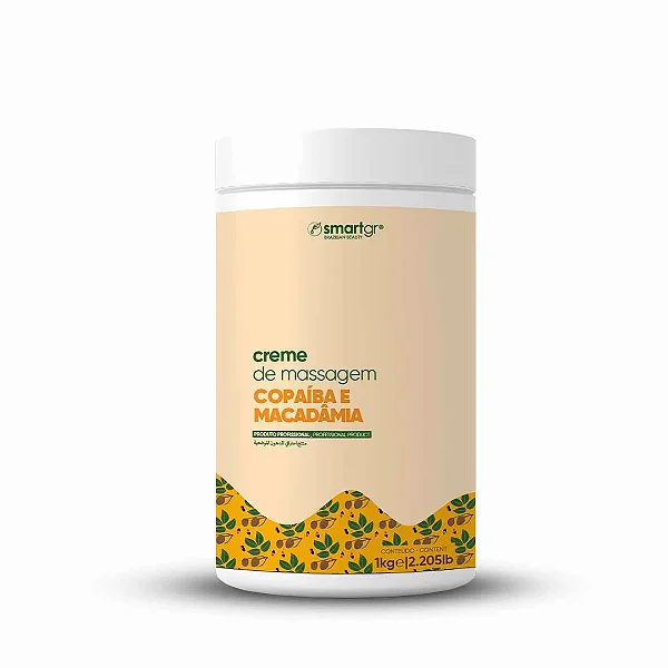 CREME DE MASSAGEM COPAIBA E MACADAMIA 1KG - SMART