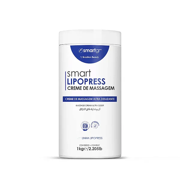 SMART LIPOPRESS CREME PARA MASSAGEM 1KG - SMART