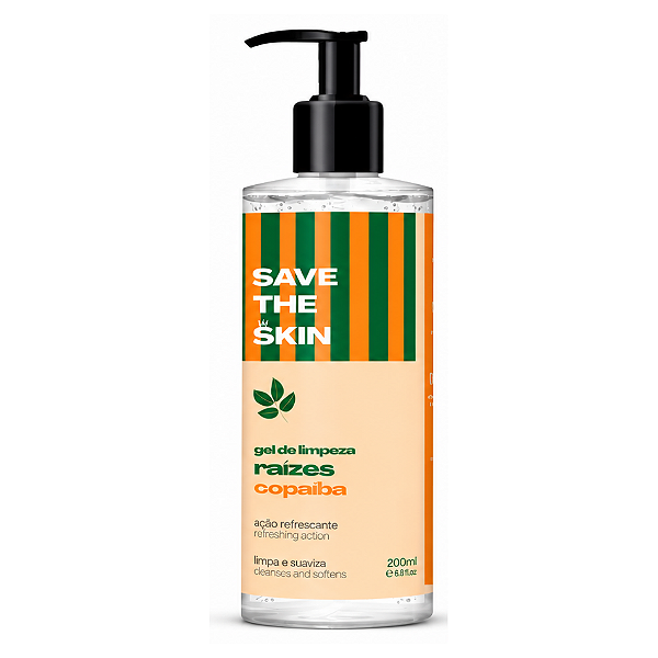 GEL DE LIMPEZA RAIZES COPAIBA 200ML SAVE THE SKIN  - SMART